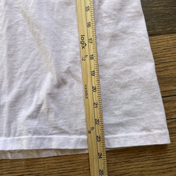 Vintage 80s Big Stick Surfing Assoc Shirt M White Hanes Single Stitch Santa Cruz - Picture 6 of 7